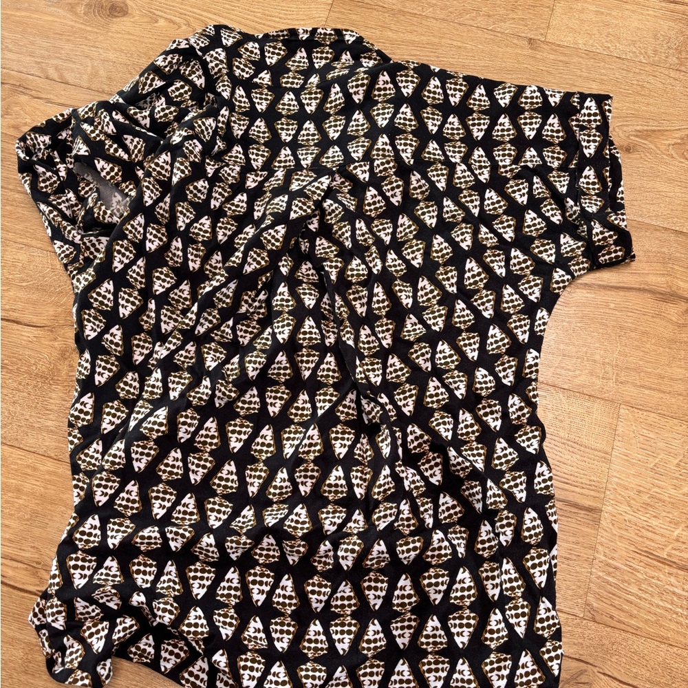 Hebrew cone shell Geometric Button-Down Shirt - image 3